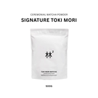 Toki Mori Signature Matcha 500g – Premium ceremonial grade matcha with smooth and creamy profile, ideal for whisking and traditional tea preparation, sold in Singapore